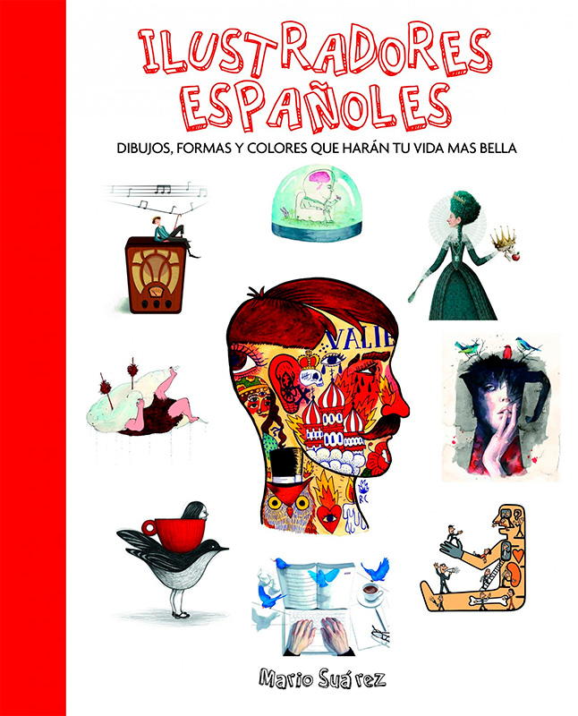 Portada del libro "Ilustradores españoles" de Mario Suarez