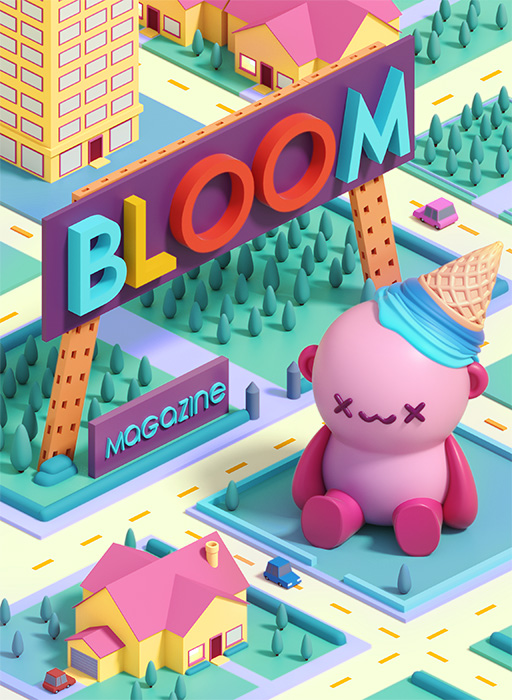 Ilustración corporativa 1 Bloom Magazine revista digital
