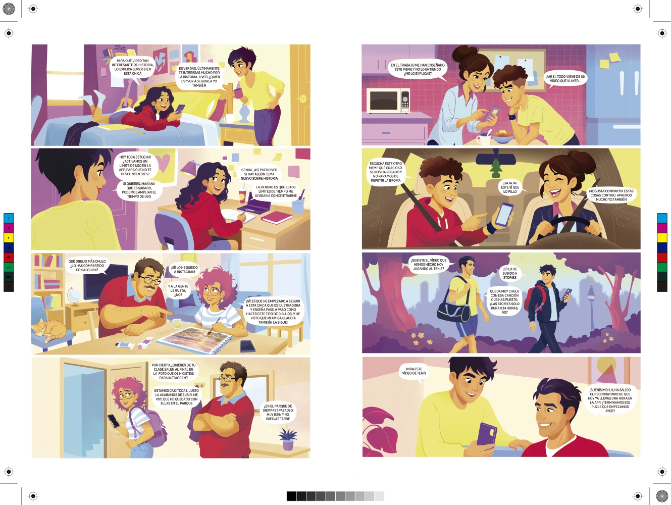 Cómic realizado para Meta por ilustrador y animador de June Illustration Diego Pérez, imagen 2