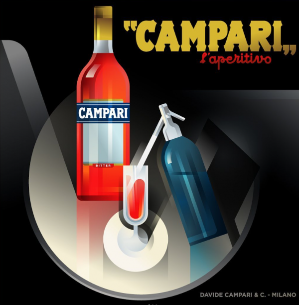 Francesco Faggiano ilustración Campari