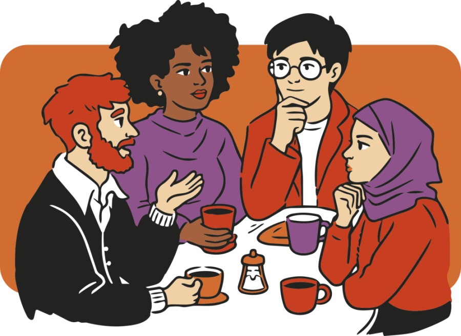  Ilustración de Mono Blanco, en sudadera Sapiens