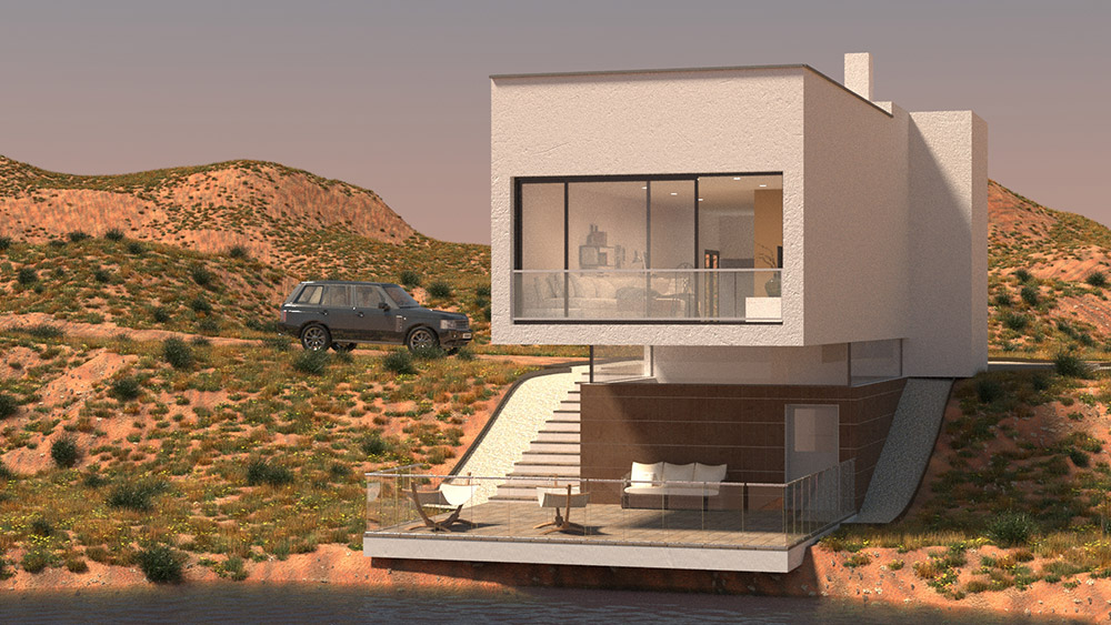 Ilustraciones 3d infografía arquitectura render 010