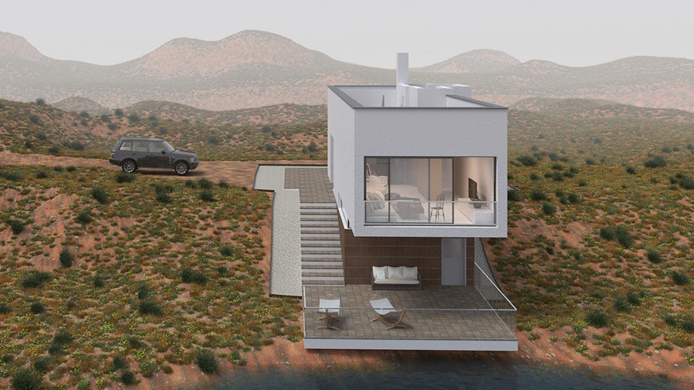 Ilustraciones 3d infografía arquitectura render 011