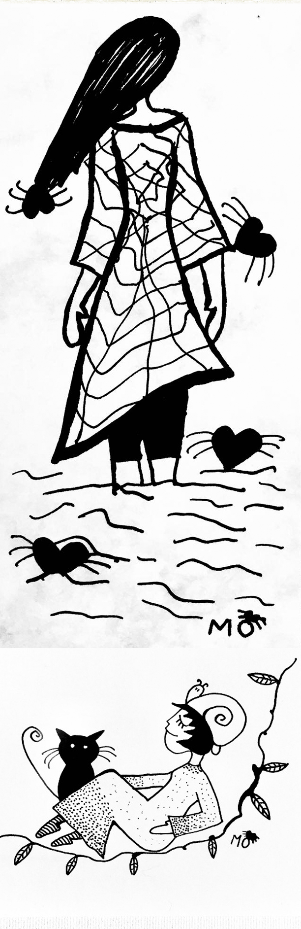 ilustraciones de mujeres Oníricas