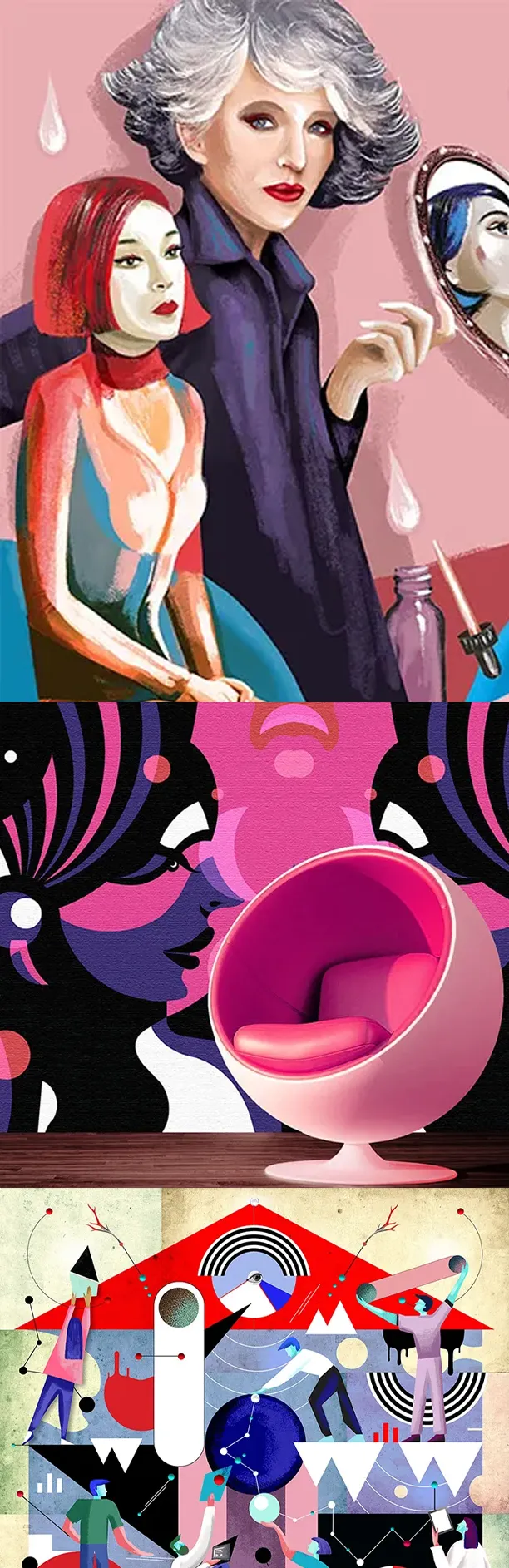 ilustraciones destacadas de Valentina Brostean