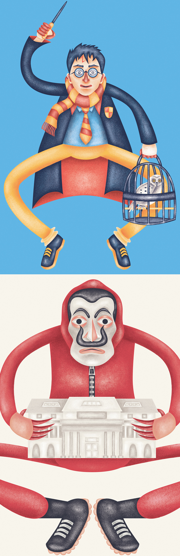 ilustraciones del lustrador Juan Pablo Méndez