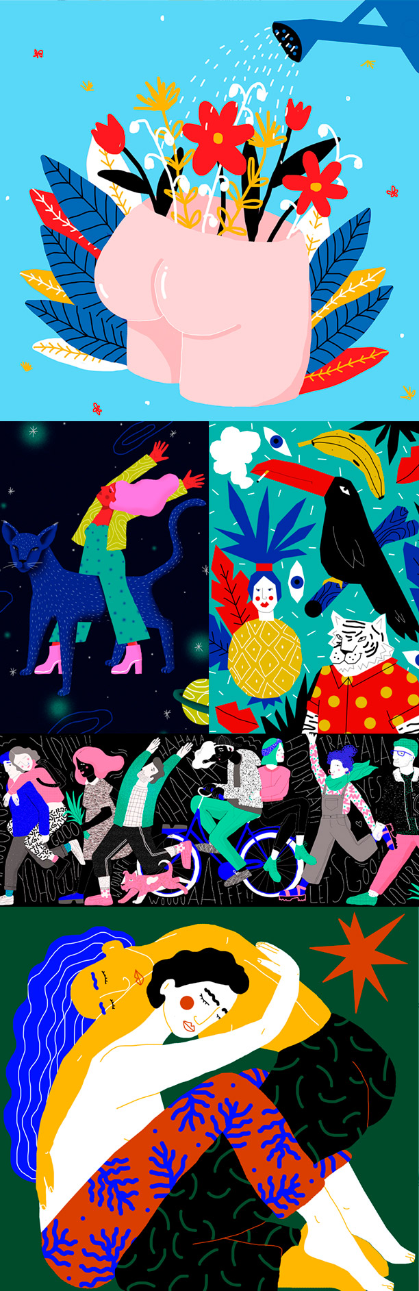 Ilustraciones destacadas ilustradora Perrine Honoré