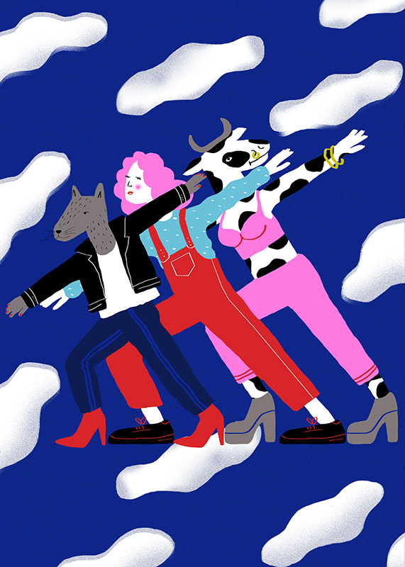 Ilustradora Perrine Honoré, COW