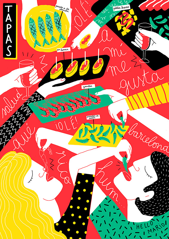 Ilustradora Perrine Honoré, ilustración 01