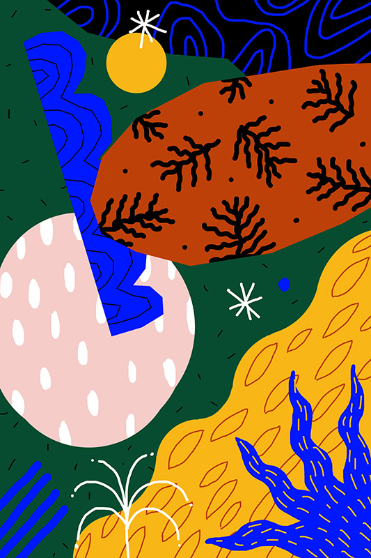 Ilustradora Perrine Honoré, ilustración MOTIF 2