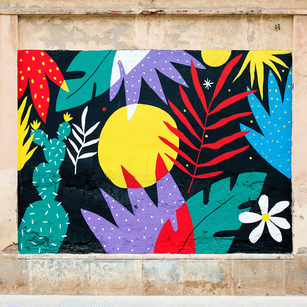 Ilustradora Perrine Honoré, ilustración MURAL 02