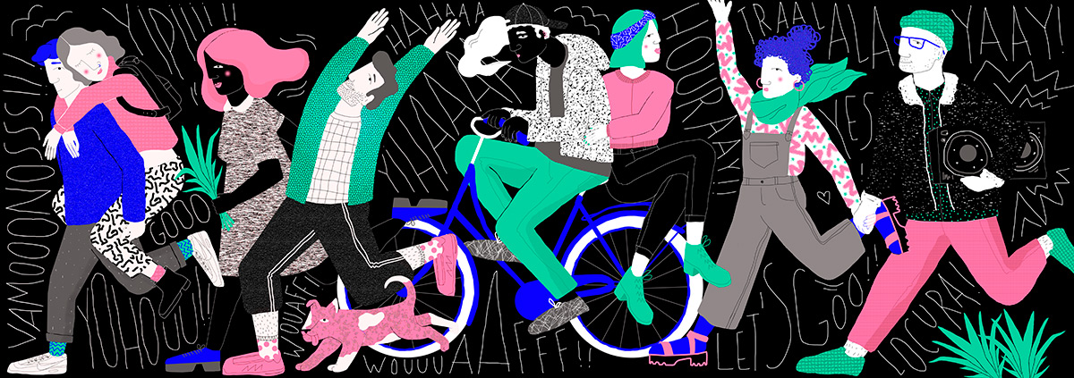 Ilustradora Perrine Honoré, ilustración Vamos
