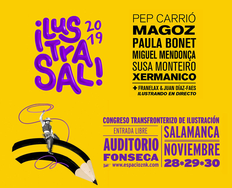 Ilustrasal 2019 congreso internacional de ilustración en la ciudad de Salamanca