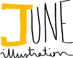 June Illustration – Agencia de Ilustración Logo
