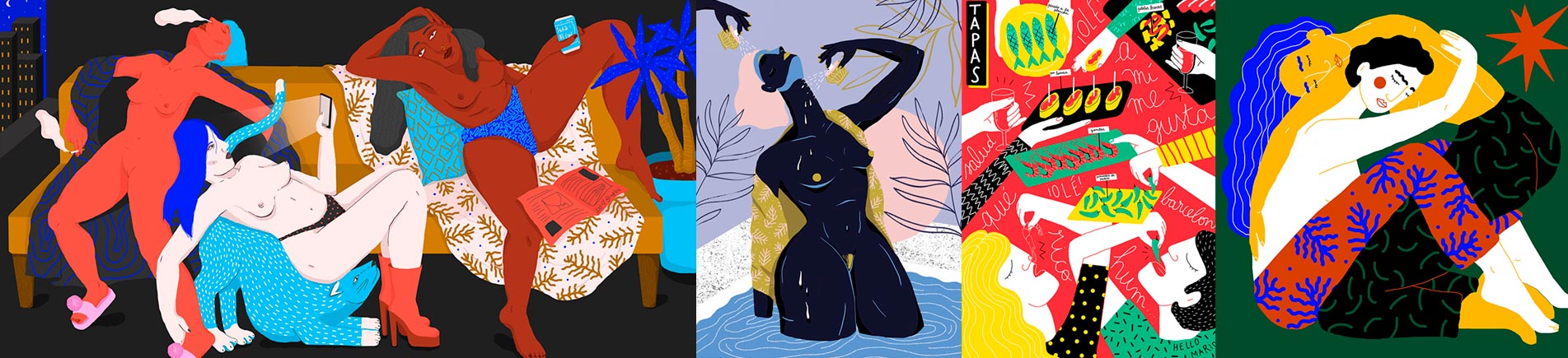 Slide ilustraciones ilustradora Perrine Honoré