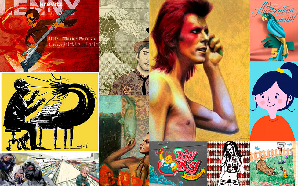 Trabajos de ilustradores españoles Trabajos de ilustradores españoles